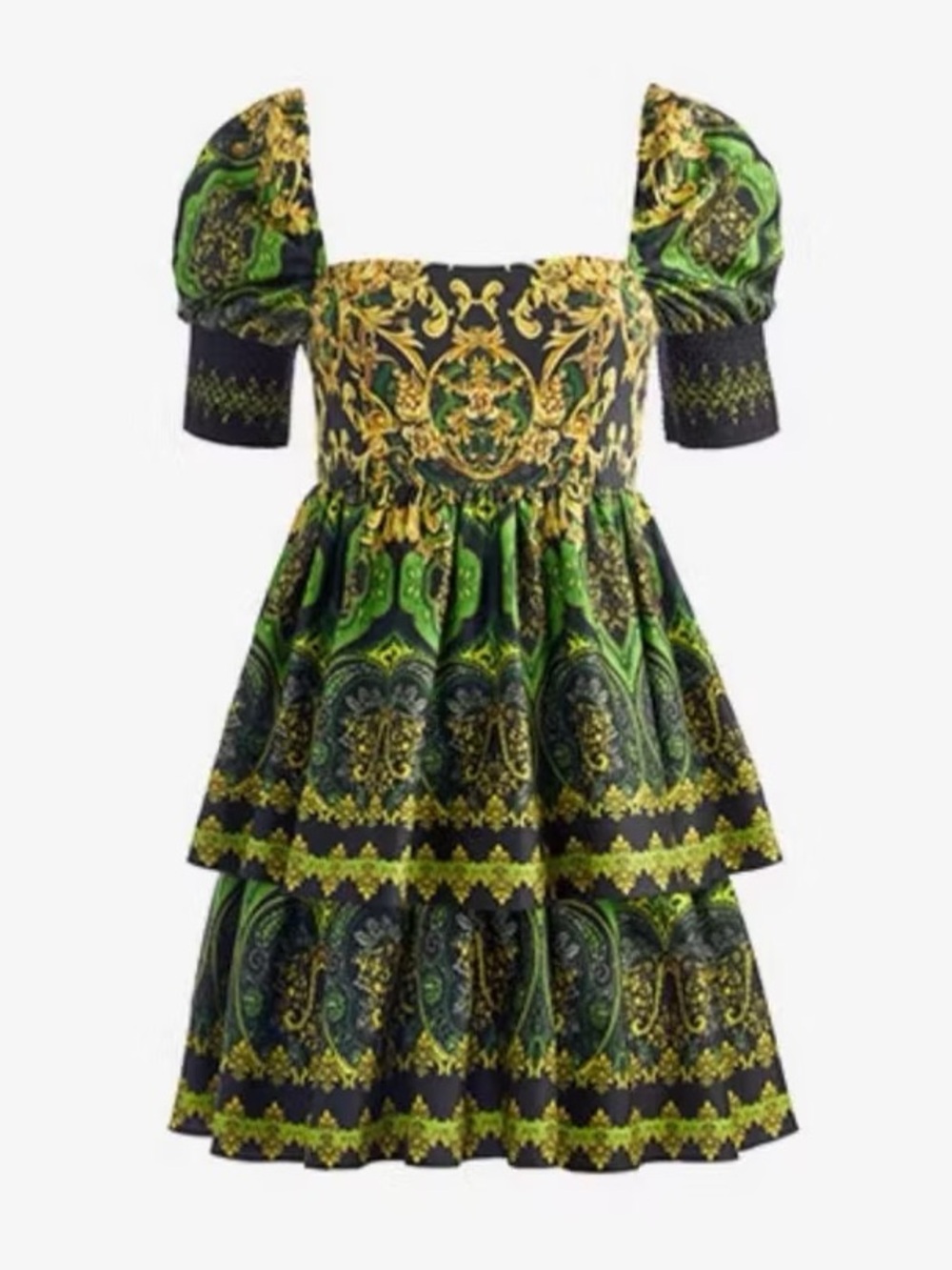 alice + olivia Emmalou tiered mini dress Sz4